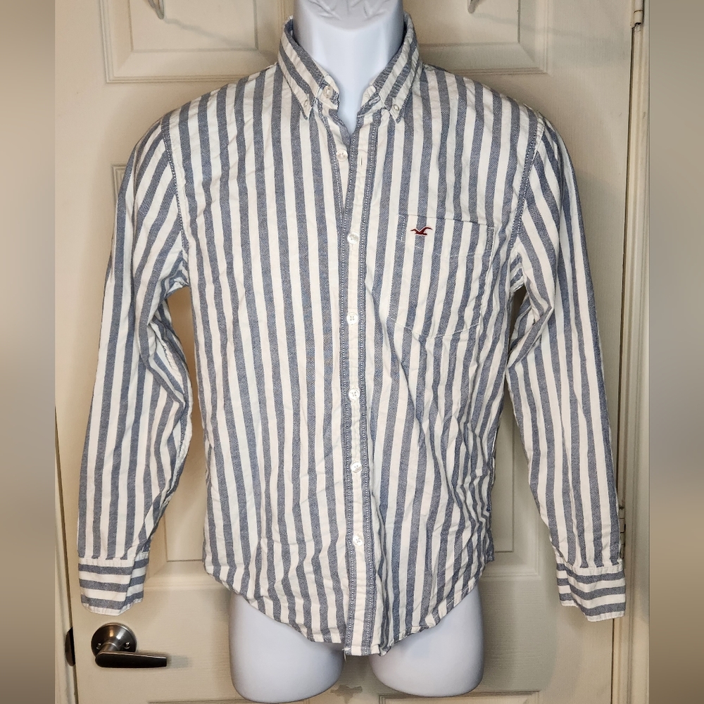Men's Hollister Button Down Oxford Shirt with Epic Flex- XXS